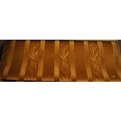 Plusz miodowy -  paski  wzór